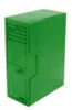 ARQUIVO MORTO 36X24X12 CORRUG VERDE POLYCART